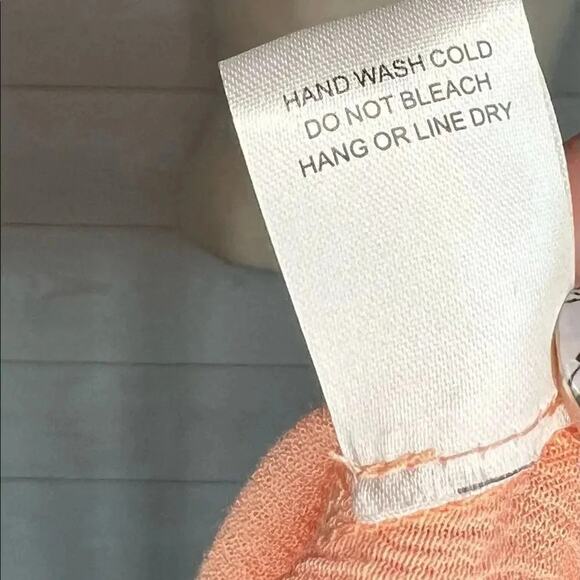 Chloe K peach sleeveless top Size Medium - Picture 6 of 7